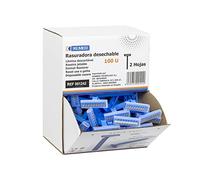 Rasoi usa e getta | Due lame | Acciaio inossidabile con pettine | Minimo attrito | 100 pz