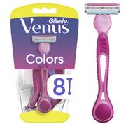 Rasoi usa e getta Gillette Venus Simply3 per donna, confezione da 8, progettati per una rasatura profonda e confortevole.