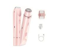 Rasoio 2 in 1,2-in-1 Rasoio elettrico da donna intimo, Surete impermeabile IPX 7, adatto per viso, gambe e ascelle