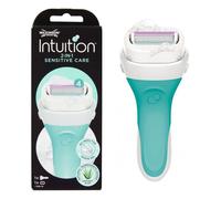 Rasoio 4 lame con sapone vegano Wilkinson Intuition senza schiuma