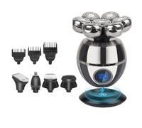 Rasoio 5 in 1 for uomo Rasoio elettrico Rasoio for testa calva Tagliacapelli for uomo calvo Regolabarba Macchina da barba Calvo
