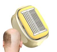 Rasoio a calvizie da uomo, manuale veloce per uomini, dispositivo portatile per la cura dei capelli per uso a casa in viaggio per routine quotidiana del mattino come regalo per la festa del papà o per