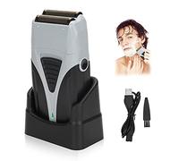 Rasoio Barba Elettrico, rasoio uomo, Tagliacapelli Uomo Cordless, Super Impermeabile, Ricaricabile USB, Ideale per Rifinire la Rasatura di Barba, Viso e Capelli,Rasoio rapido bagnato e asciutto