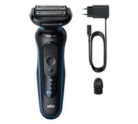 Braun Series 5 - Rasoio elettrico da uomo, con durata della batteria di 50 minuti, senza fili, per uomo, impermeabile, prodotto in Germania, 52-B1000s, colore: Blu
