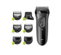 Braun Series 3 Shave&Style 3000BT Rasoio Da Barba Elettrico Da Uomo, Nero/Grigio