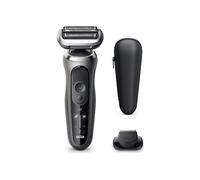 Braun Series 7 - Rasoio elettrico da uomo, con durata della batteria di 60 minuti, accessorio per rifinitore di precisione, senza fili, rasoio a secco e a umido, prodotto in Germania, impermeabile, 72