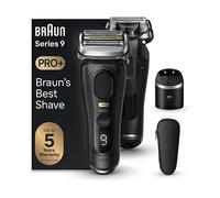 Braun Serie 9 Pro + Rasoio Elettrico Barba con Powercase, 9560cc Nero | Regolabarba Uomo, Rifinitore di Precisione, Impermeabile, Ricaricabile, Custodia, Smartcare, Batteria Litio Ion, Idea Regalo