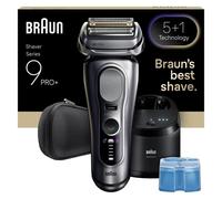 Rasoio Braun Series 9 Pro+ 9667CC Wet&Dry 6 Testine Batteria Li-Ion Carica Rapida