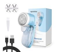 Rasoio Bulloche elettrico con 3 lame, rasoio anti-scossa indumento USB ricaricabile rasoio di buccia, portatile rasoio anti-pelucchi, abbigliamento ideale per mobili divani coperte tende