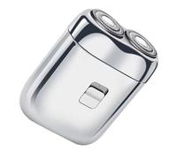 Rasoio compatto per gli uomini,Rasoio elettrico portatile, per il viso Storm a doppia tasca ad anello, cicalino elettrico da viaggio lavabile, ricaricabile viaggi al a