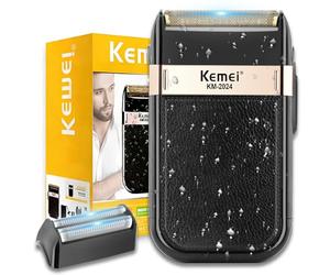 Rasoio da barba da uomo Impermeabile Rasoio elettrico Ricaricabile di precisione Rasoio da barba Rasoio per basette Rasoio a doppia lama Lavabile Cordless Ricaricabile USB