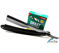 Rasoio Da Barba Inclusi 100 Lame Derby Salone Barbiere Uomo