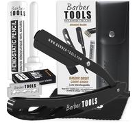 Rasoio Da Barba Uomo/Rasoio a Mano Libera per Barba - Con Pietra D'Allume, Panno