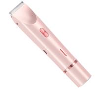 Rasoio da donna 2 in 1, bikini e corpo elettrico, doppia testa, impermeabile, rasatura sicura e veloce, ideale per pelli sensibili, wireless, ricarica rapida, viaggi e uso domestico perfetto per