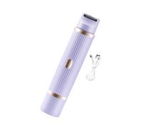 Rasoio da donna con doppia testina staccabile, epilatore per viso, labbra,