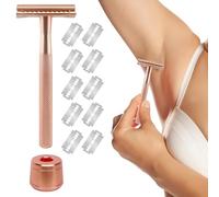 Rasoio da donna,Depilatore per rasoio da donna - Rasoio portatile per donna efficiente Rasoio per la pelle | Rasoio da viaggio professionale da uomo di lunga durata per viso e gambe da donna e da uomo