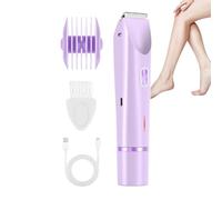 Rasoio da donna, epilatore impermeabile a doppia testa, 400 mAh, rasoio elettrico da donna | per la cura della pelle del corpo pubico bellezza intima delle ascelle