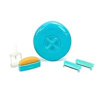 Rasoio Da Donna Portatile 3 in 1 Trimmer Per Rimozione Peli Funzione Leggero Per La Rimozione Dei Peli Della Linea Bikini Ascellare Delle Gambe Delle Donne,Blue