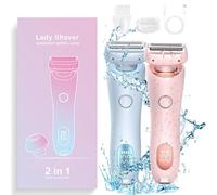 Rasoio da donna Silky Glide Pro 3.0, rasoio elettrico 2 in 1, rasoio elettrico IPX7, impermeabile, per bikini da donna, bagnato o asciutto (misto)