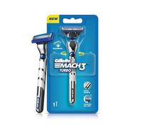 Rasoio da uomo Gillette Mach3 Turbo con tecnologia Flexball | Confezione da...