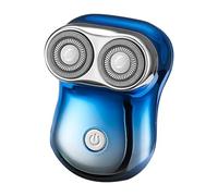 Rasoio Da Viaggio, Rasoio Elettrico Per Il Viso Rasoio Impermeabile Da 2,95 Pollici, Rasoio Elettrico Da Tasca Con Porta USB, Rasoio Da Viaggio Coppia