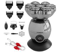 Rasoio di precisione 7D | Kit di toelettatura impermeabile con sette teste galleggianti indipendenti (1)