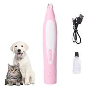 Rasoio di precisione per cani, silenzioso e rumoroso, con illuminazione ausiliaria a LED, per cani e gatti di piccola taglia, garantisce zampe ben tenute, ABS resistente + macchia
