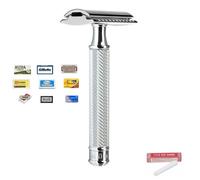 Rasoio di sicurezza Muhle R89 + 9 lamette prova + stick rasatura tradizionale