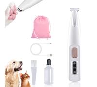 Rasoio elettrico 3 in 1 per cani, trimmer elettrico per cani, ricaricabile, impermeabile, a basso rumore, per tagliare i peli del cane intorno a occhi, orecchie, viso (1 pezzo)