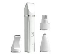 Rasoio Elettrico 4 in 1 Senza Fili Silenzioso per Orecchie Zampe Scopati Governare Cane e Gatto