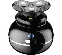 Rasoio elettrico 5 in 1, rasoio elettrico senza fili, ricaricabile, kit per la toelettatura con testa a sospensione 4 D e rete per coltelli a doppio anello a 3 teste, per uomo calvo