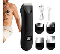 Rasoio elettrico a basso rumore per peli del corpo, rasoio elettrico da uomo, per palle intime, schiena, ascelle, petto, braccia e gambe