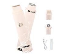 Rasoio elettrico a doppia testa per le donne, rasoio elettrico 2 in 1 per bikini