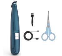 Rasoio elettrico a LED per zampe di cani e gatti, ricaricabile, per la toelettatura di zampe, occhi, orecchie, viso, groppa, alimentato tramite USB, per un taglio preciso, 45 x 185 mm