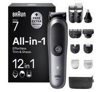 Rasoio Elettrico Barba e Capelli Serie 7 Accessori AIO7545 Grigio Rifinitore All