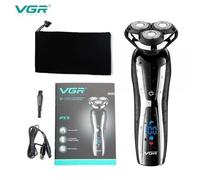 Rasoio Elettrico Barba Trimmer Usb Ricaricabile Impermeabile Con Display V-309