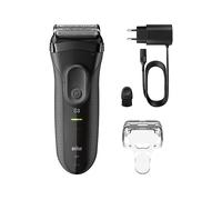 RASOIO ELETTRICO BRAUN Serie 3 3000S, Lavabile, con lama di precisione