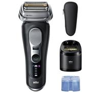 Braun Series 9 Pro+ 9660CC Rasoio Trimmer Nero, Argento