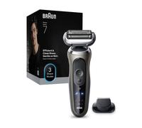 Braun Series 7 - Rasoio elettrico da uomo, con durata della batteria di 60 minuti, accessorio per rifinitore di precisione, senza fili, rasoio a secco e a umido, prodotto in Germania, impermeabile, 72