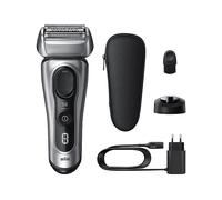 Braun Series 8 rasoio elettrico da uomo, testa di precisione 4+1 e trimmer, SensoAdapt per qualsiasi densità di barba, rasoio con batteria da 60 minuti, supporto di ricarica, rasoio bagnato e asciutto