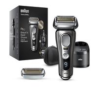 Braun Series 9 Pro 9465cc Rasoio Elettrico Barba, Testina Con Rifinitore ProLift 4+1, Stazione SmartCare 5 In 1, Batteria Da 60 Minuti, Wet&Dry