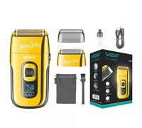 Rasoio Elettrico Capelli Barba Trimmer Rasatura Professionale A Batteria V-332