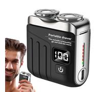 Rasoio elettrico compatto - Forma valigia 8000 giri/min USB ricarica barba Trimmer display digitale USB per hotel