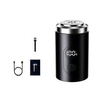 Rasoio Elettrico Compatto in Lega di Alluminio per Uomo USB C Ricaricabile Imper