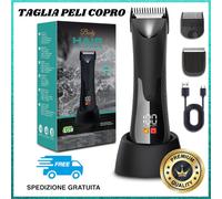 Rasoio elettrico copro uomo taglia peli copro ascelle gambe intimo lame INDOLORE