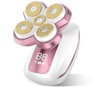 Rasoio elettrico da donna con lama magnetica 5D, rasoio da donna impermeabile, design per riporre i capelli, ricarica rapida di tipo C e display di alimentazione a LED, adatto ai viaggi