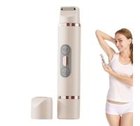 Rasoio elettrico da donna, dispositivo per tosaerba portatile, rasoio bikini a doppia testa con taglio preciso, trimmer sotto le braccia, strumento di depilazione dal design compatto, cura personale