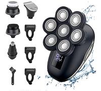 Rasoio elettrico da uomo, 7D Head Rasoio elettrico per gli uomini Multi Grooming Kit Display Digitale Trimmer per capelli Rasoio da barba Rasoio per barba Wet Dry Facial Shaving Machine
