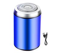Rasoio elettrico da uomo, per barba e baffi, ricaricabile, impermeabile, ricaricabile tramite USB, per tagliare baffi e del viso