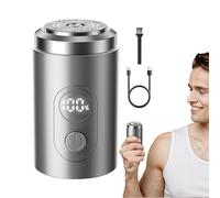 Rasoio Elettrico Da Uomo | Rasoio Da Viaggio Ricaricabile Portatile - Lunga Autonomia, Display Digitale, Strumento Di Toelettatura Impermeabile Per Uomo Padre Marito Amico